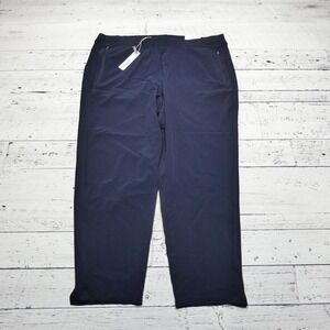 Chicos Pants Womens 18R Zenergy UPF Neema Rib Mix Relaxed Stretch Pull On Casual